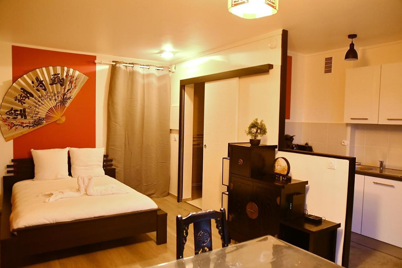 F1 Entier Cosy Style Asiatique Montgeron, Proche Paris Exteriör bild